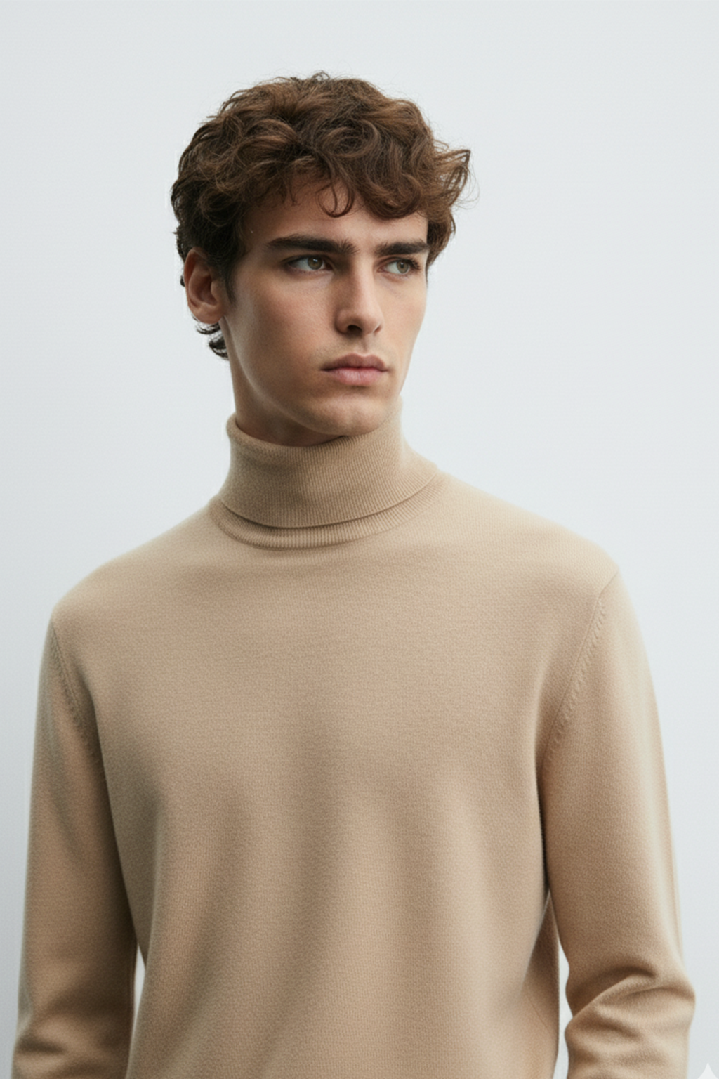 Turtle Neck Sweatshirt | Ethan – Sandstone
