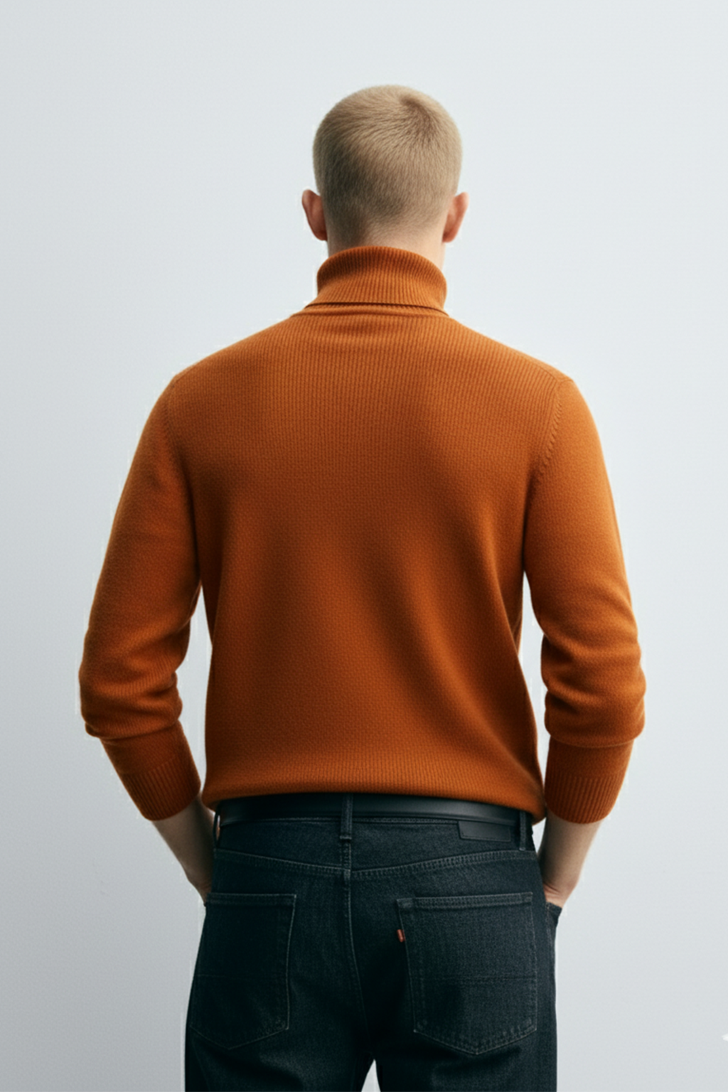 Turtle Neck Sweatshirt | Mason – Ginger Orange